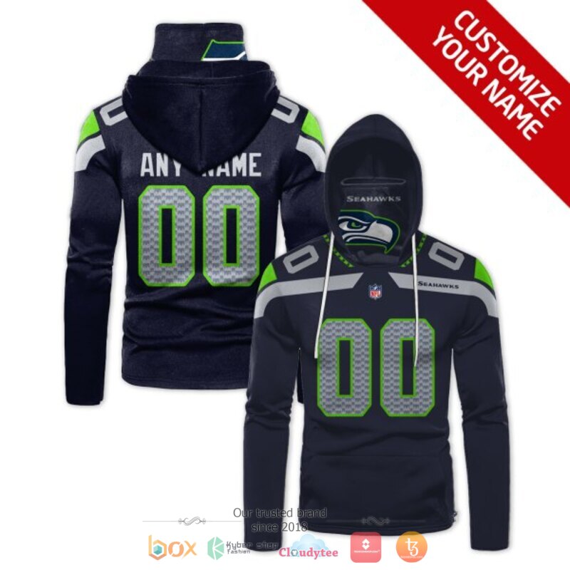 Personalized_NFL_Seattle_Seahawks_green_black_custom_hoodie_mask