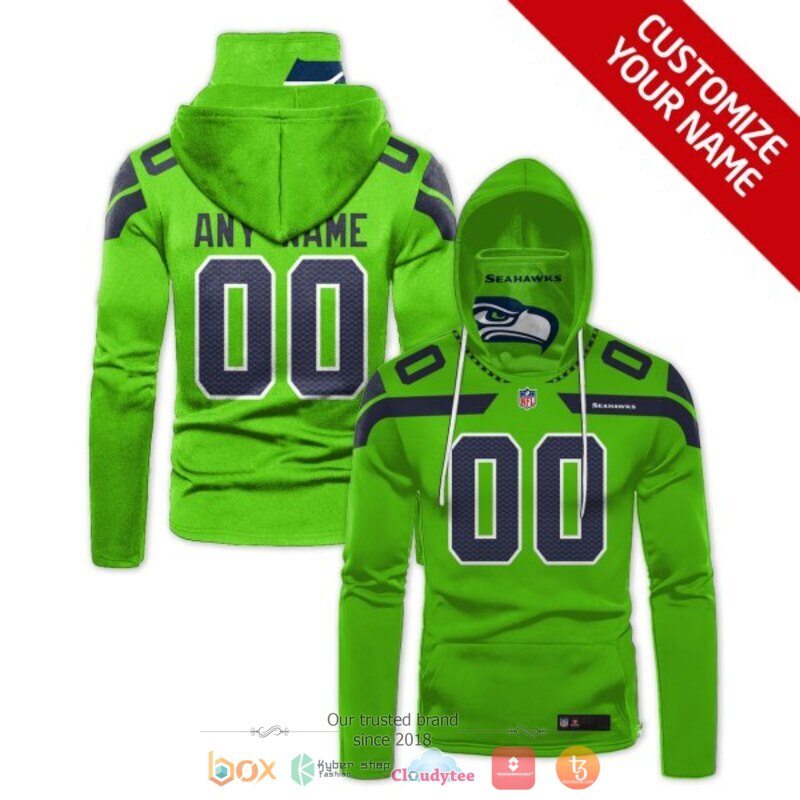 Personalized_NFL_Seattle_Seahawks_green_custom_hoodie_mask