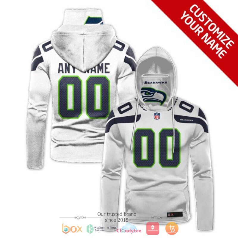 Personalized_NFL_Seattle_Seahawks_white_custom_hoodie_mask