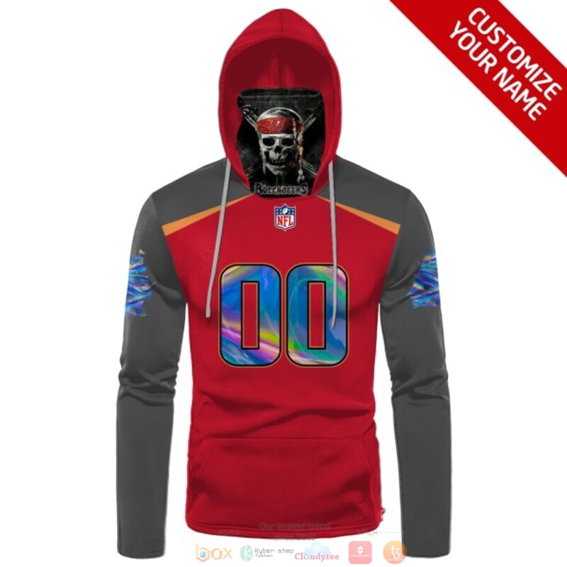 Personalized_NFL_Tampa_Bay_Buccaneers_skull_red_custom_3d_hoodie_mask_1