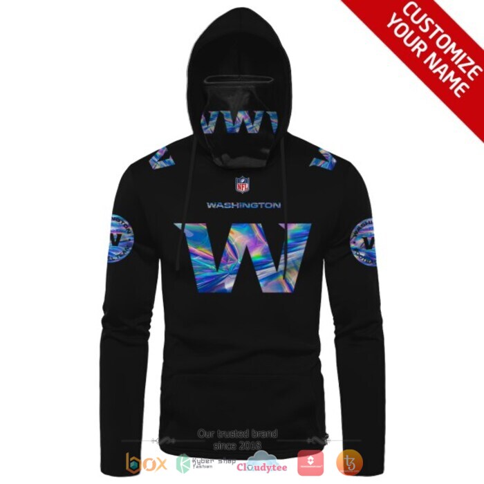 Personalized_NFL_Washington_Football_Team_Black_3d_hoodie_mask_1