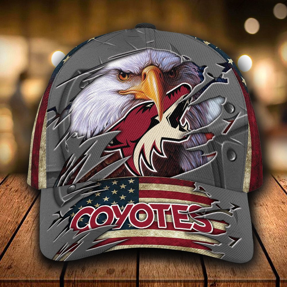 Personalized_NHL_Arizona_Coyotes_Eagle_Custom_Name_Cap