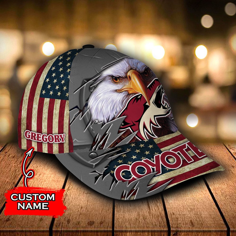 Personalized_NHL_Arizona_Coyotes_Eagle_Custom_Name_Cap_1