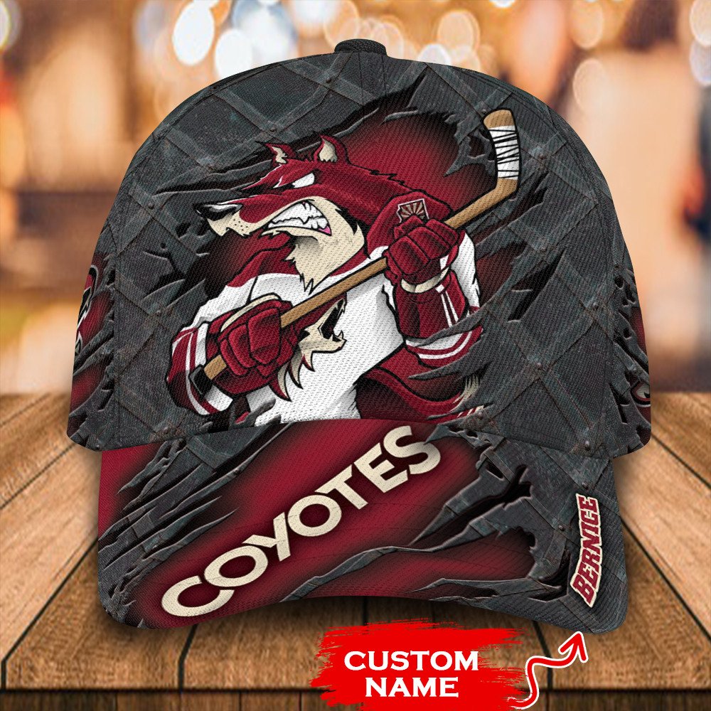 Personalized_NHL_Arizona_Coyotes_Mascost_Custom_Cap