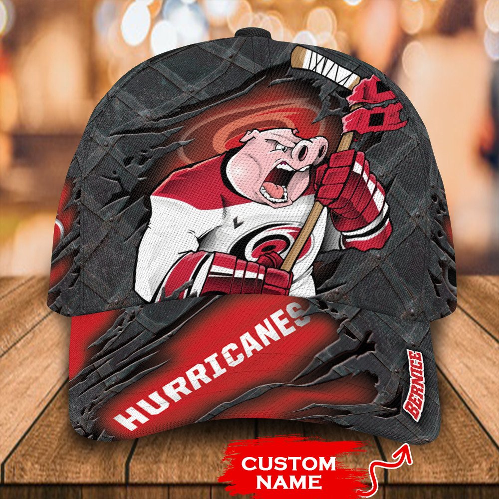 Personalized_NHL_Carolina_Hurricanes_Mascost_Custom_Cap