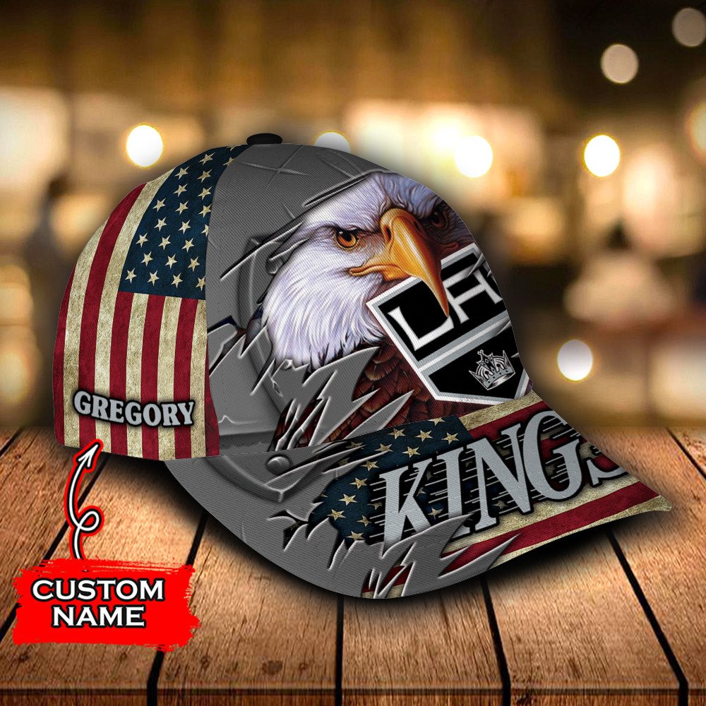 Personalized_NHL_Los_Angeles_Kings_Eagle_Custom_Cap_1