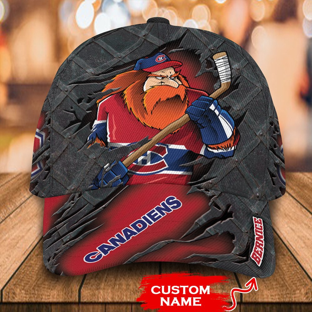 Personalized_NHL_Montreal_Canadiens_Mascost_Custom_Cap