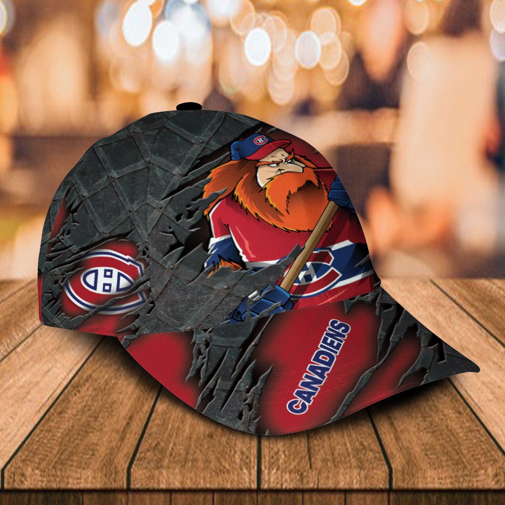 Personalized_NHL_Montreal_Canadiens_Mascost_Custom_Cap_1