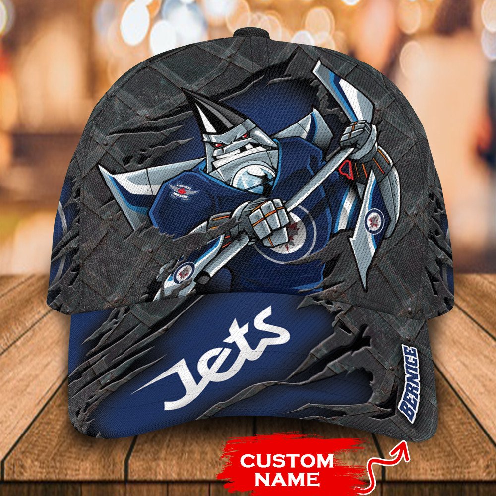 Personalized_NHL_Winnipeg_Jets_Mascost_Custom_Cap