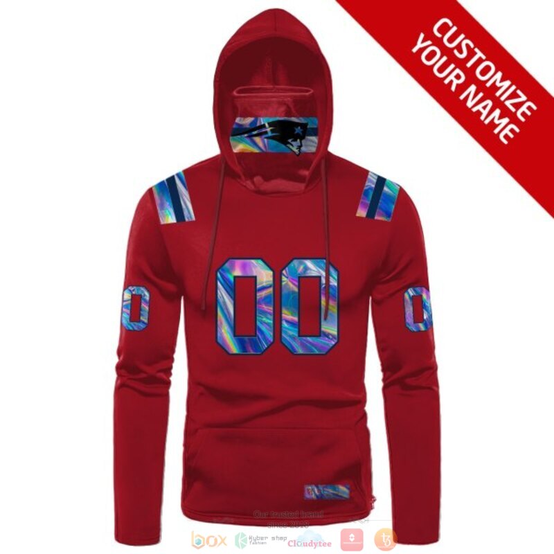 Personalized_New_England_Patriots_NFL_red_hologram_custom_3d_hoodie_mask_1