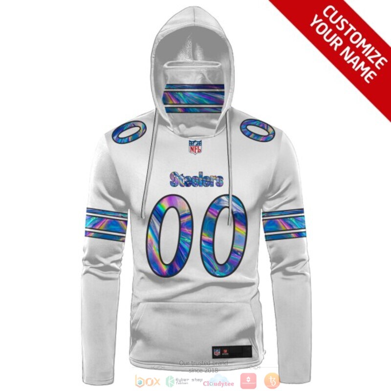 Personalized_Pittsburgh_Steelers_white_hologram_NFL_custom_3d_hoodie_mask_1