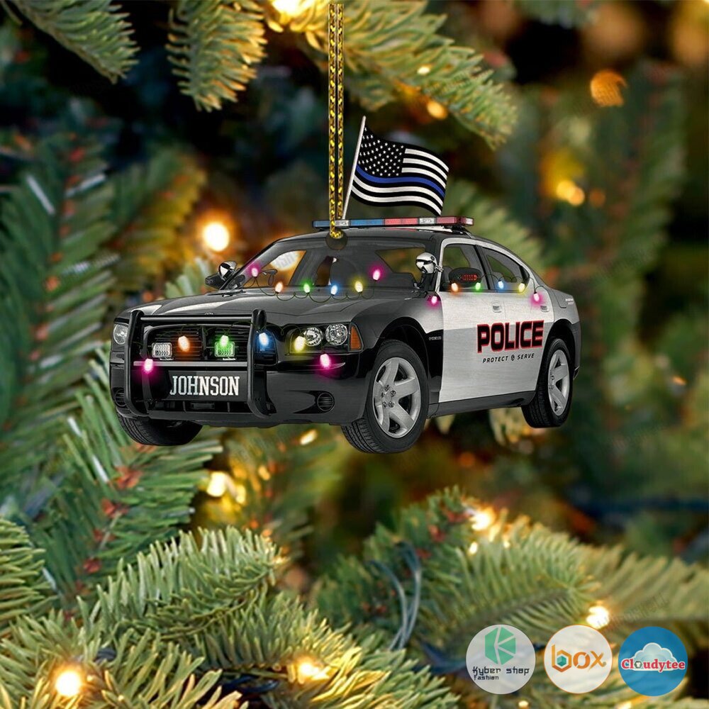 Personalized_Police_Car_Led_Lights_Christmas_Ornament