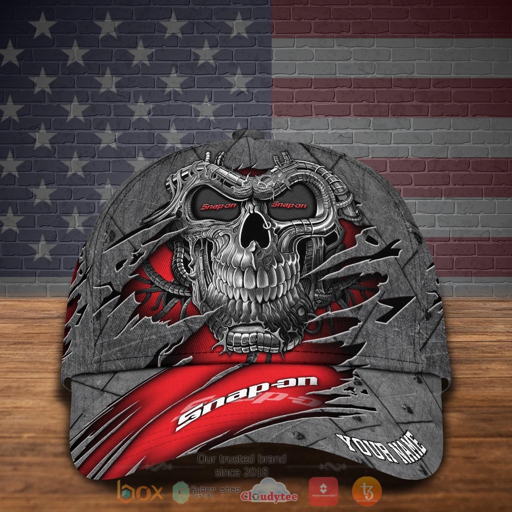 Personalized_Snap-on_Skull_red_Custom_Cap_1