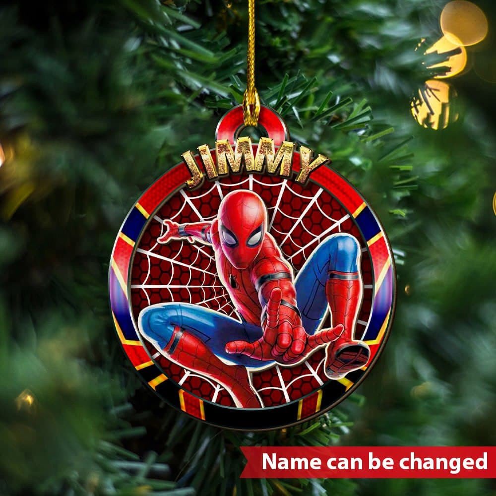 Personalized_Spider-Man_Hanging_Christmas_Ornament