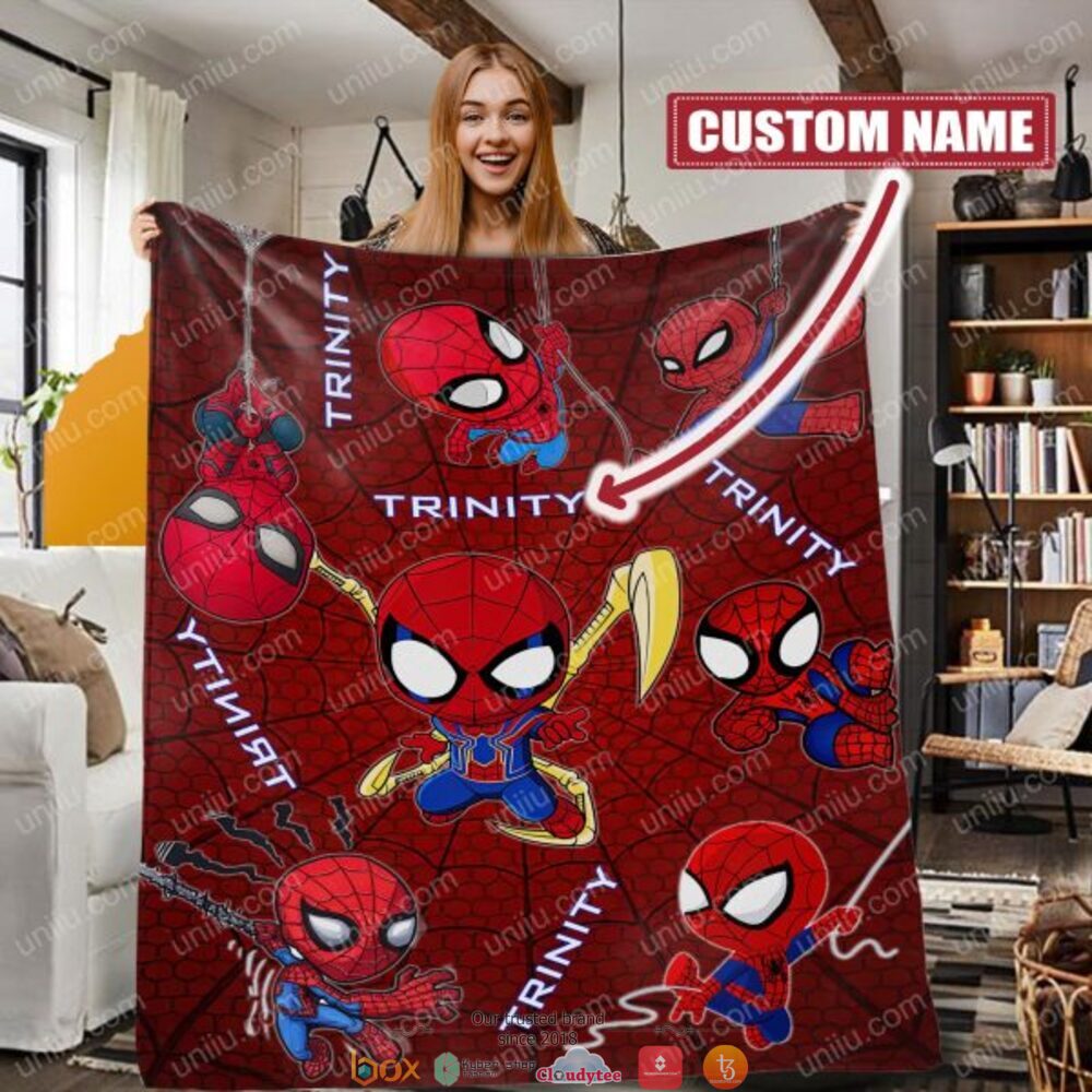 Personalized_Spider_Man_Custom_Blanket