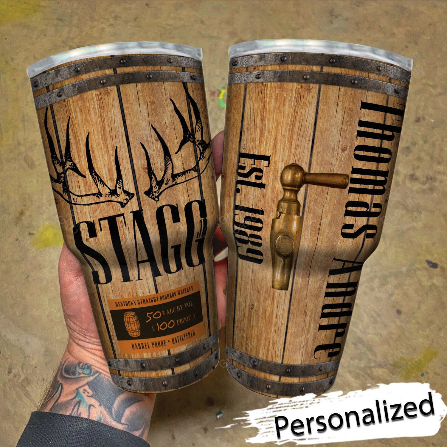 Personalized_Stagg_Jr_Whiskey_Tumbler