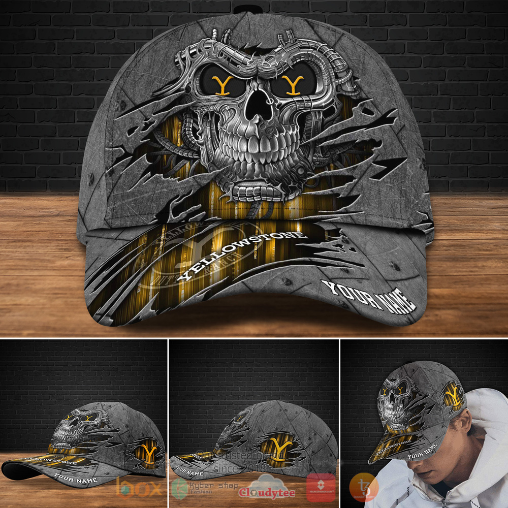 Personalized_Yellowstone_Skull_Custom_cap