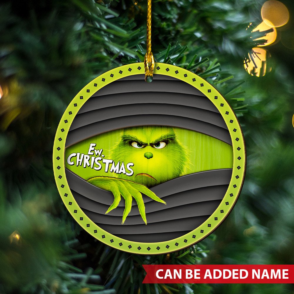 Personlized_The_Grinch_Ew_Christmas_Ornament