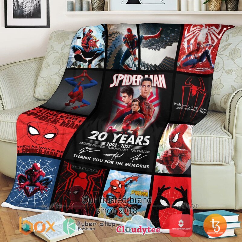 Spider-man_20th_Anniversary_blanket