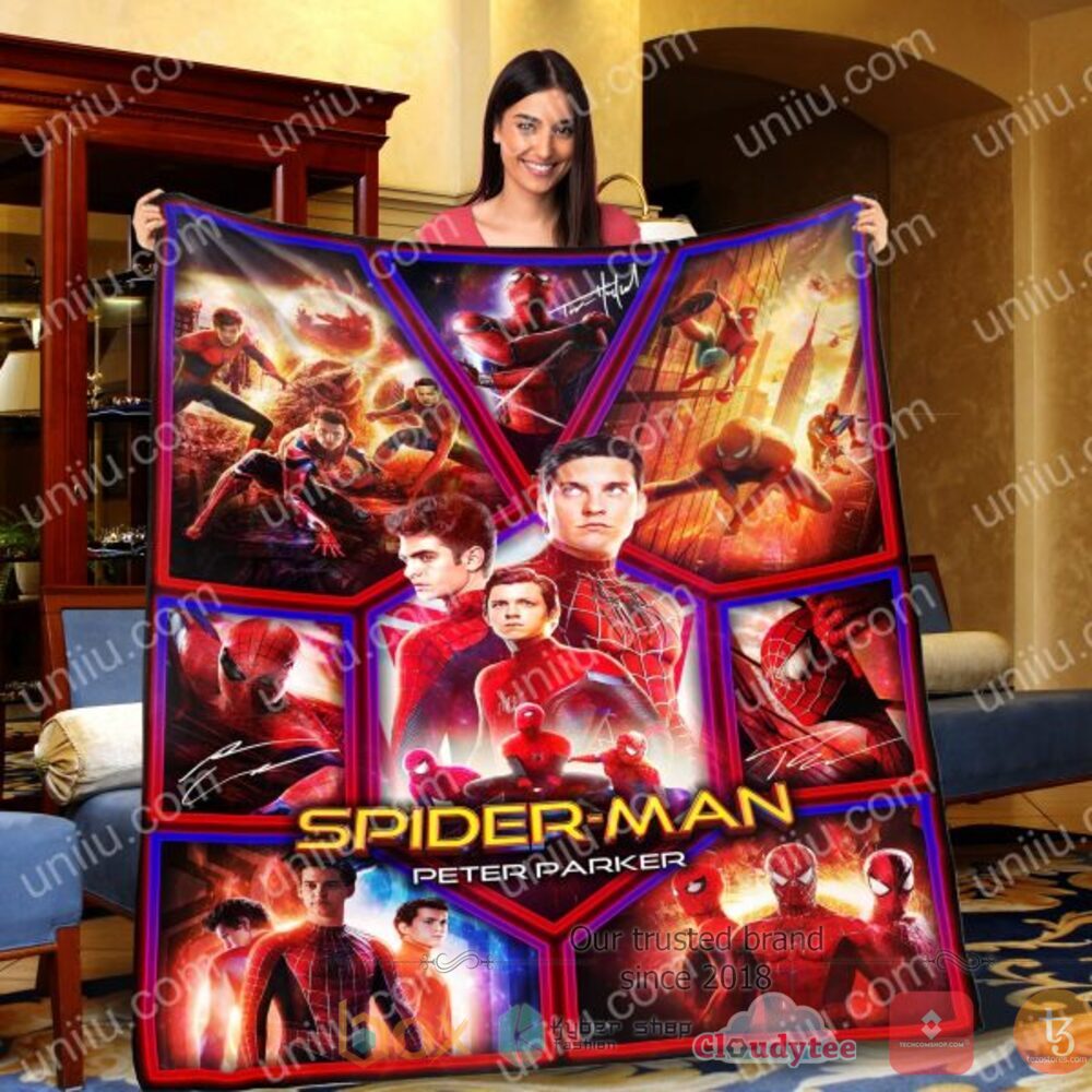 Spider_Man_Movie_Peter_Parker_fleece_blanket_1