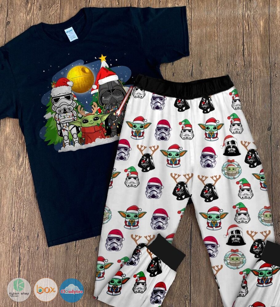 Star_Wars_Christmas_short_sleeves_Pajamas_Set