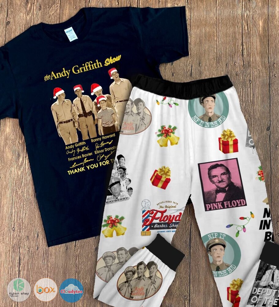 The_Andy_Griffith_Show_Thank_you_short_sleeves_Pajamas_Set