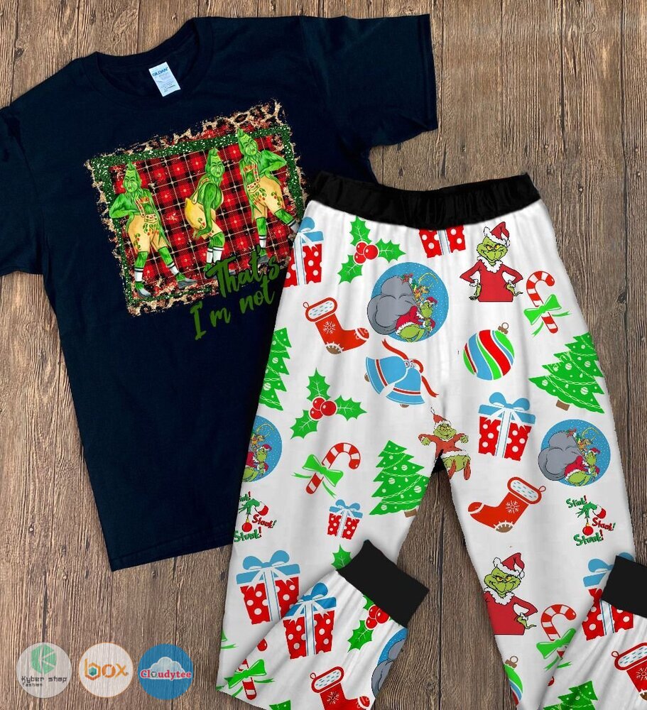 The_Grinch_Thats_Im_not_short_sleeves_Pajamas_Set