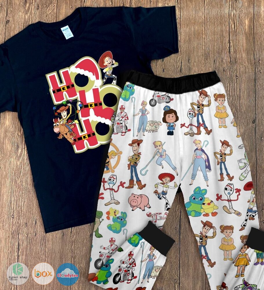 Toy_Story_Ho_Ho_Ho_Christmas_short_sleeves_Pajamas_Set