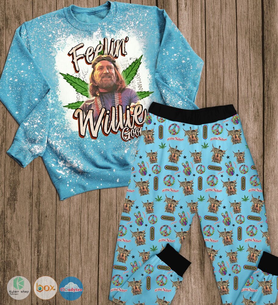 Willie_Nelson_Feelin_Willie_Good_long_sleeves_Pajamas_Set