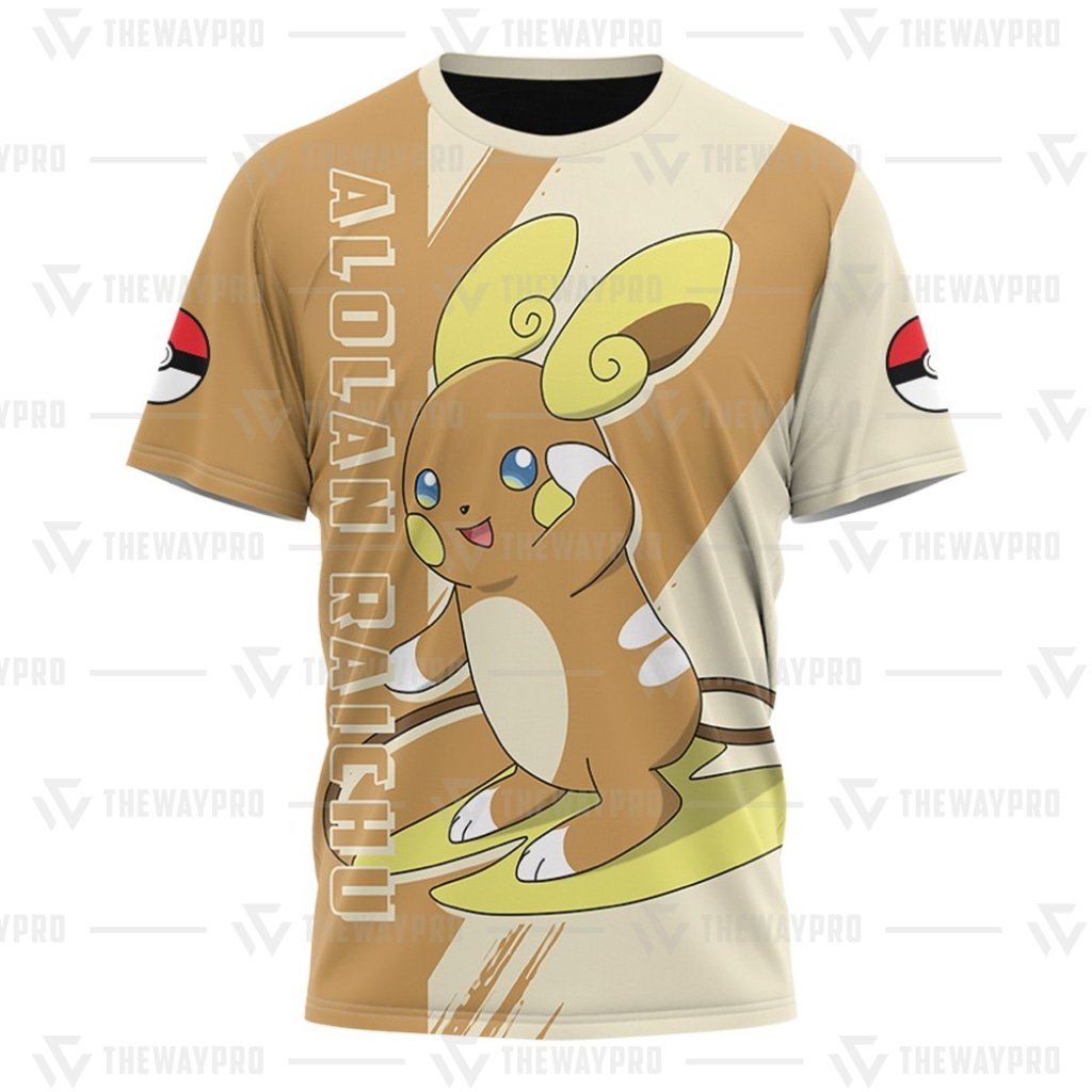 NEW_Pokemon_Anime_Alolan_Raichu_T-Shirt