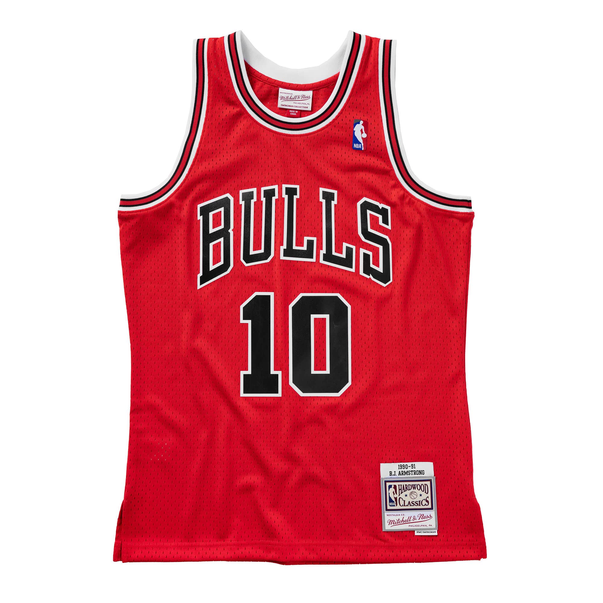HOT Chicago Bulls 1990-91 BJ Armstrong Team Basketball Jersey Shirt ...