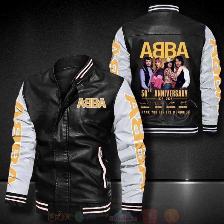 ABBA_50th_Anniversary_Bomber_Leather_Jacket