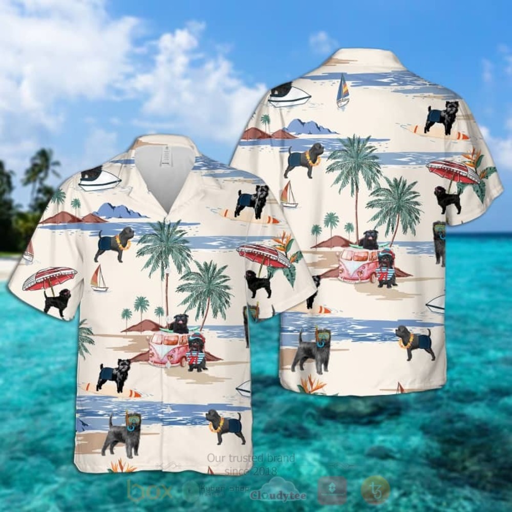 Affenpinscher_Summer_Beach_Hawaiian_Shirt