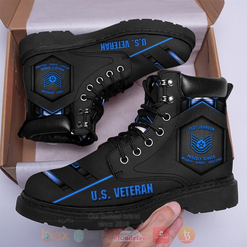 Air_Force_Veteran_1976_Proudly_Served_Integrity_Service_Excellence_Personalized_Timberland_Boots