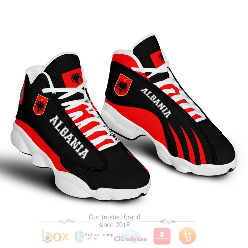 Albania_Personalized_Air_Jordan_13_Shoes_1
