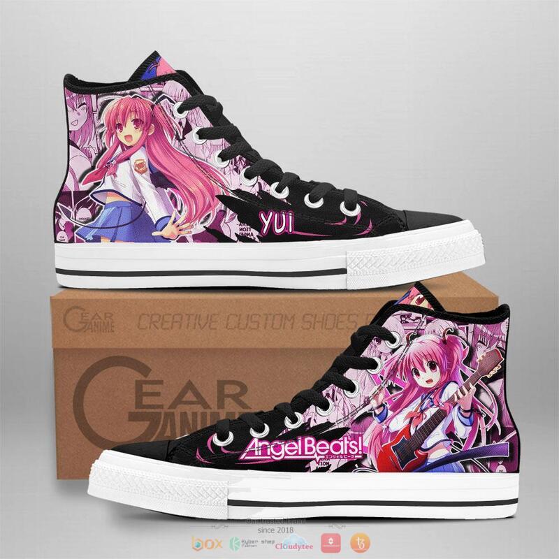Angel_Beats_Yui_canvas_high_top_shoes