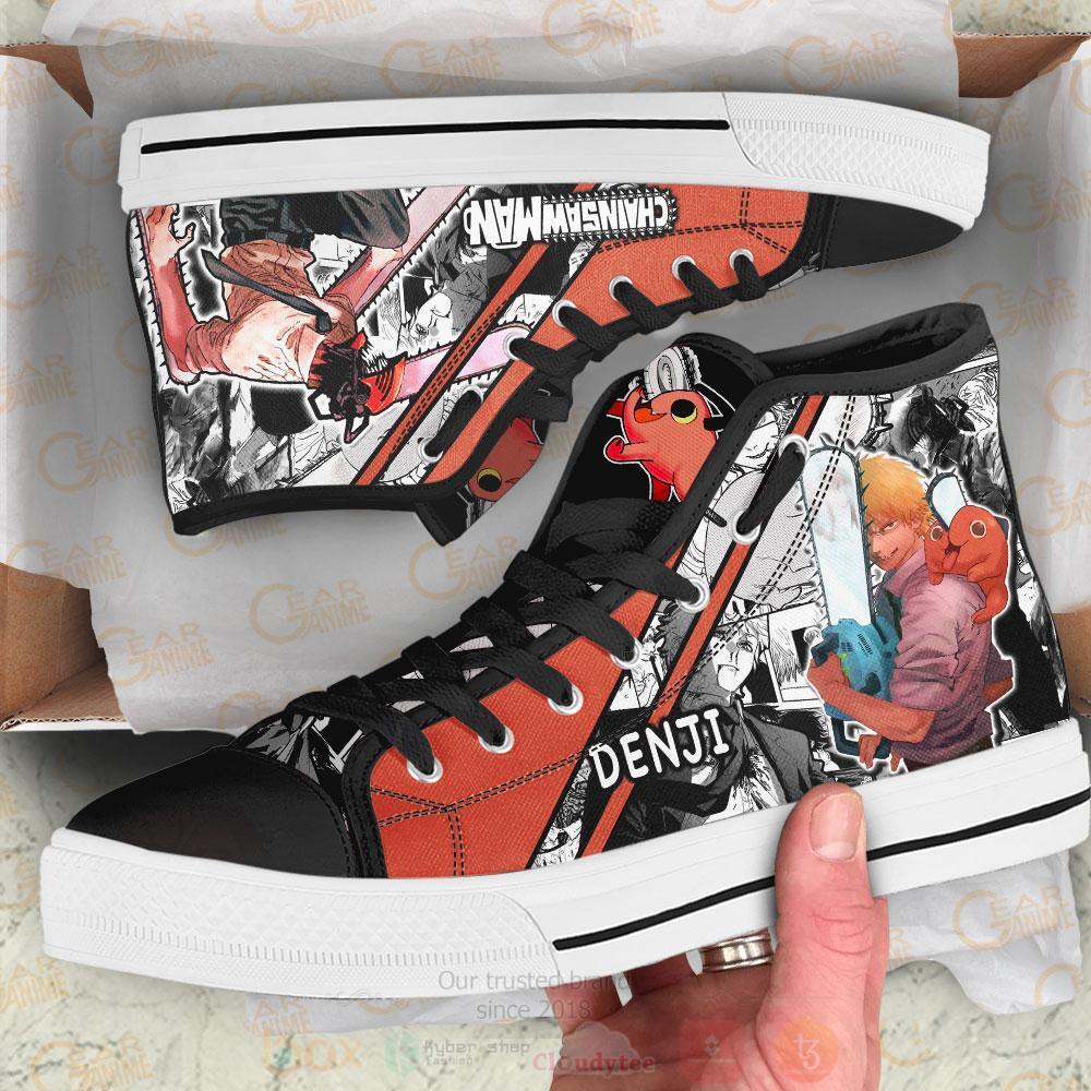 Anime_Chainsaw_Man_Denji_High_Top_Canvas_Shoes_1