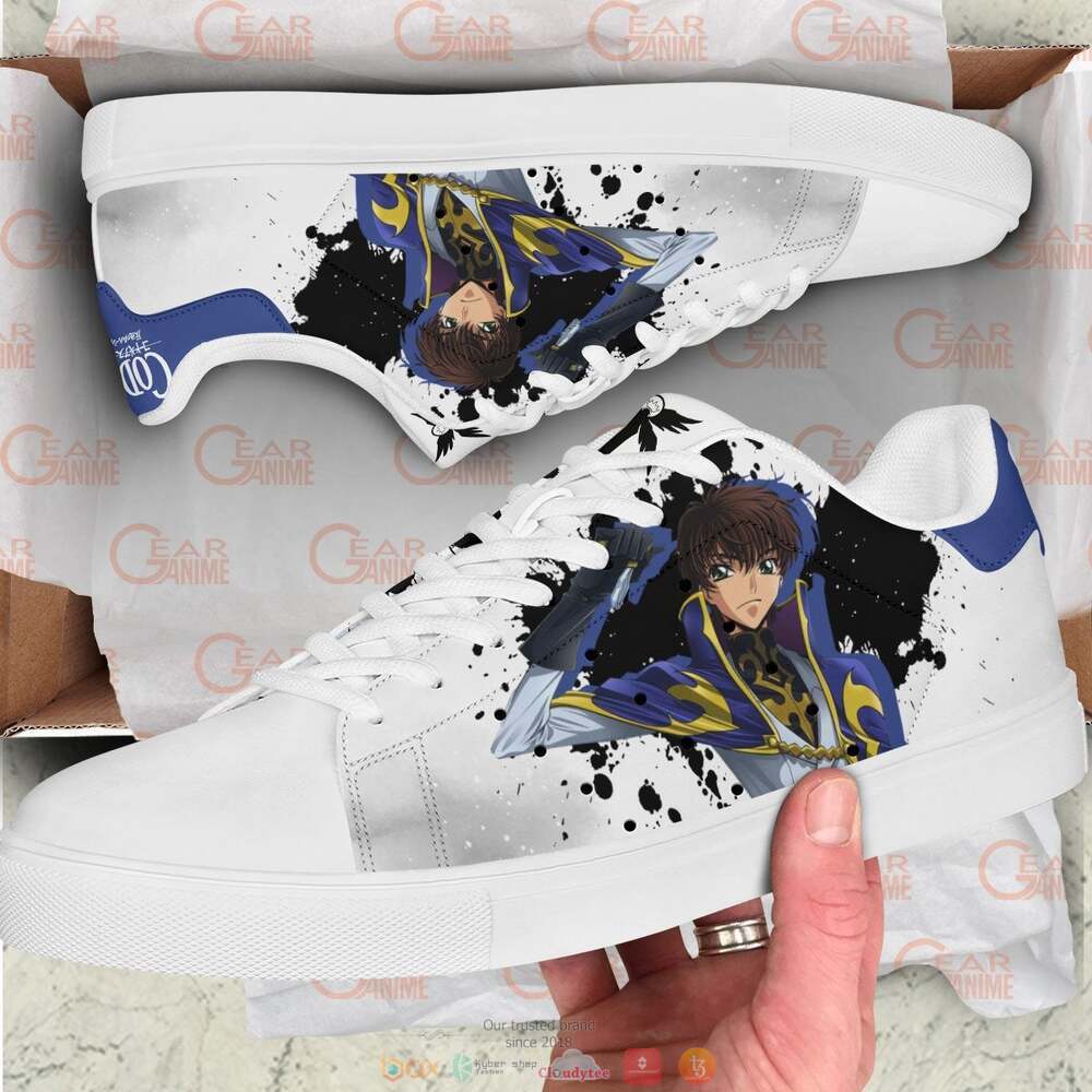 Anime_Code_Geass_Suzaku_Kururugi_Skate_Stan_Smith_Shoes_1