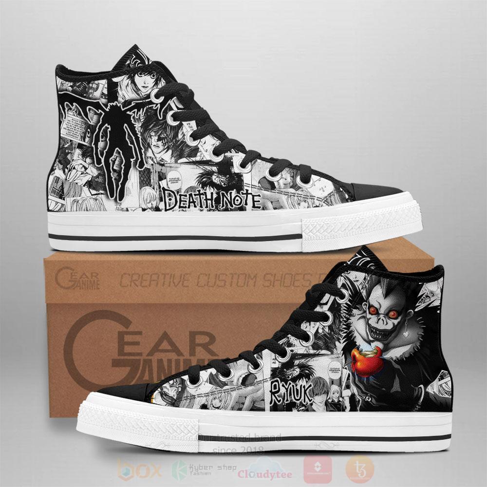 Anime_Death_Note_Ryuk_High_Top_Canvas_Shoes