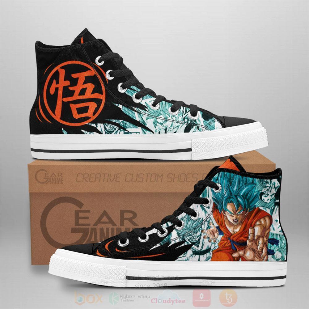 Anime_Dragon_Ball_Goku_Blue_High_Top_Canvas_Shoes