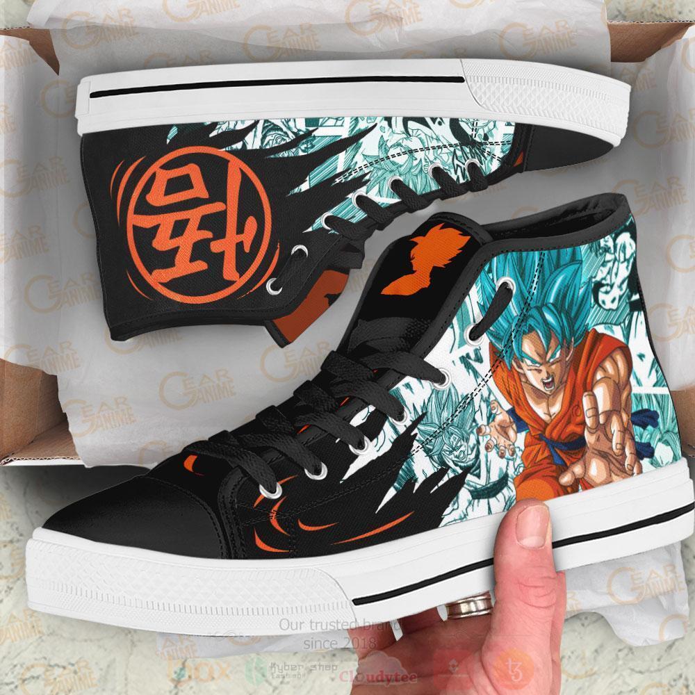 Anime_Dragon_Ball_Goku_Blue_High_Top_Canvas_Shoes_1