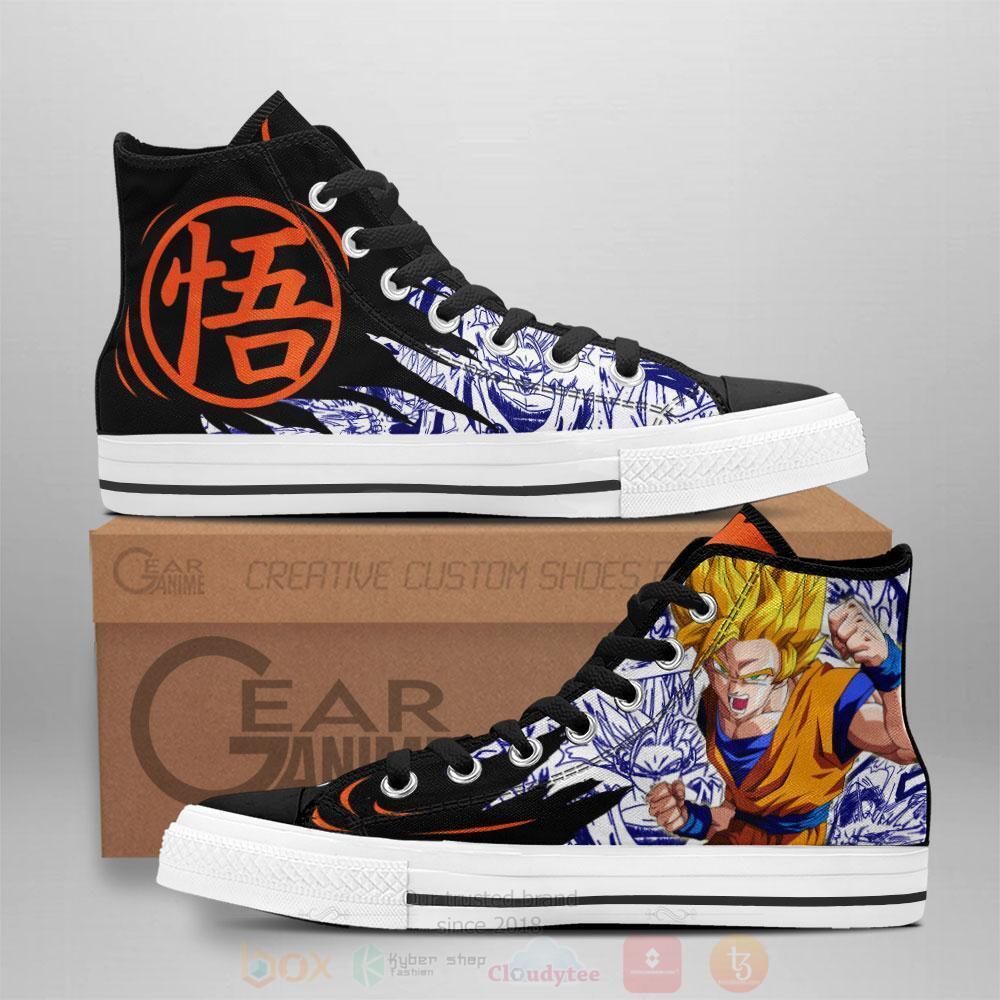 Anime_Dragon_Ball_Goku_Super_Saiyan_High_Top_Canvas_Shoes