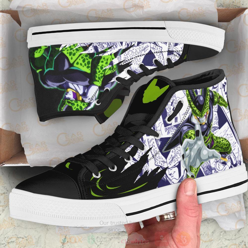 Anime_Dragon_Ball_Perfect_Cell_High_Top_Canvas_Shoes_1