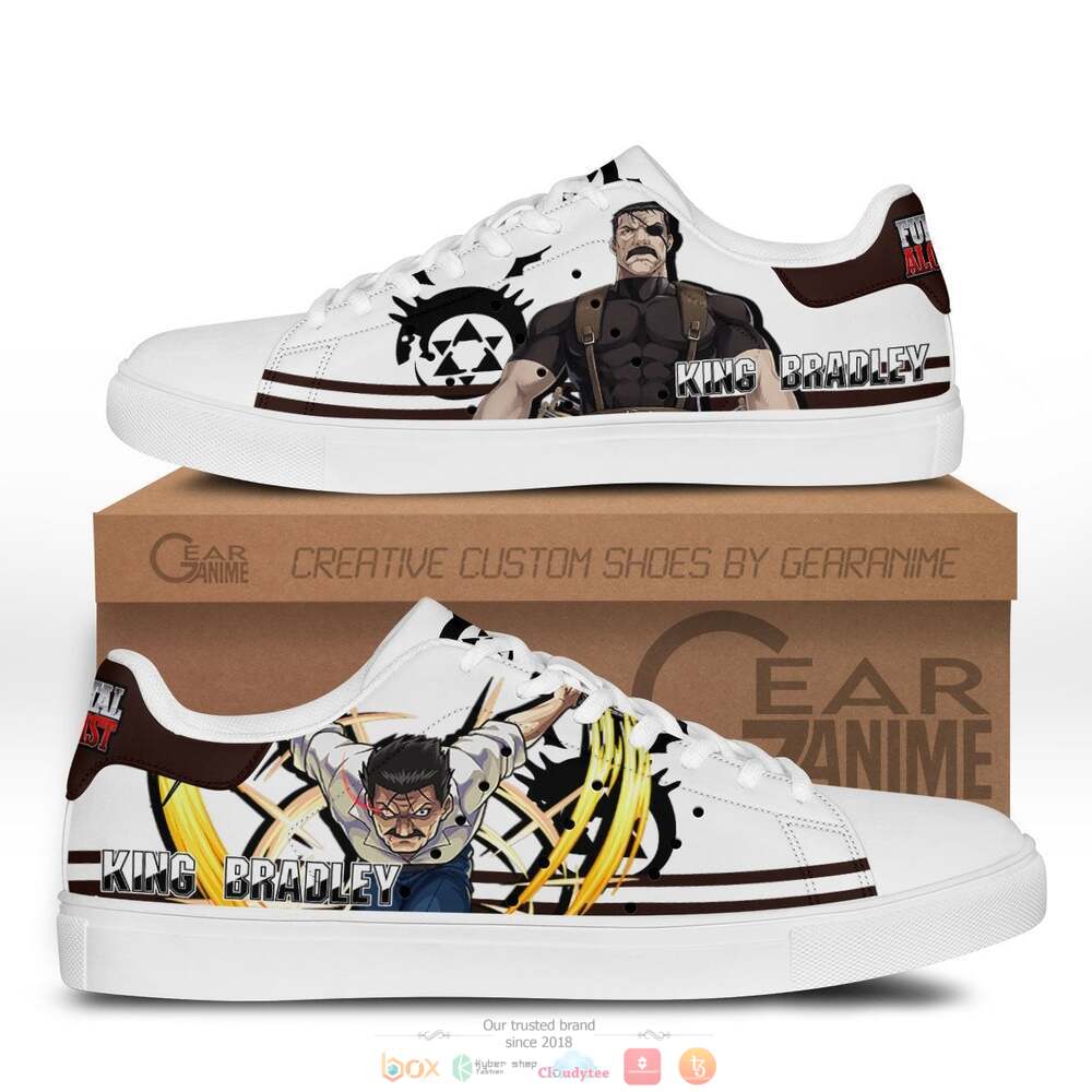 Anime_Fullmetal_Alchemist_King_Bradley_Skate_Stan_Smith_Shoes