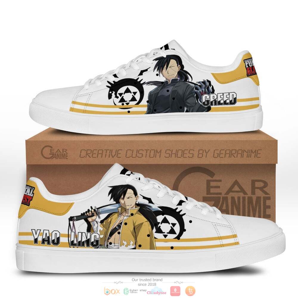 Anime_Fullmetal_Alchemist_Ling_Yao_Skate_Stan_Smith_Shoes