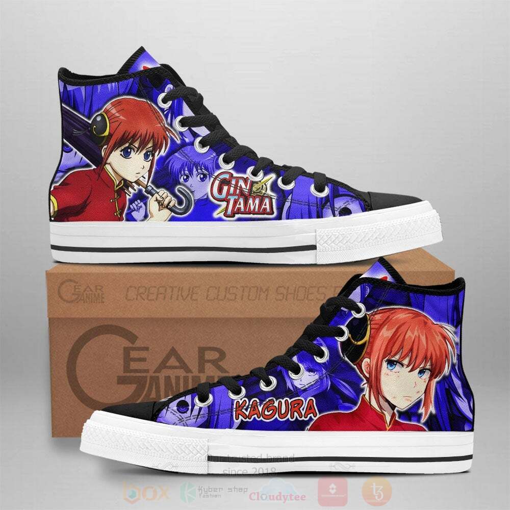 Anime_Gintama_Kagura_High_Top_Canvas_Shoes