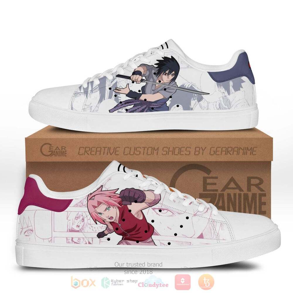 Anime_Naruto_Sasuke_Uchiha_and_Sakura_Haruno_Skate_Shoes