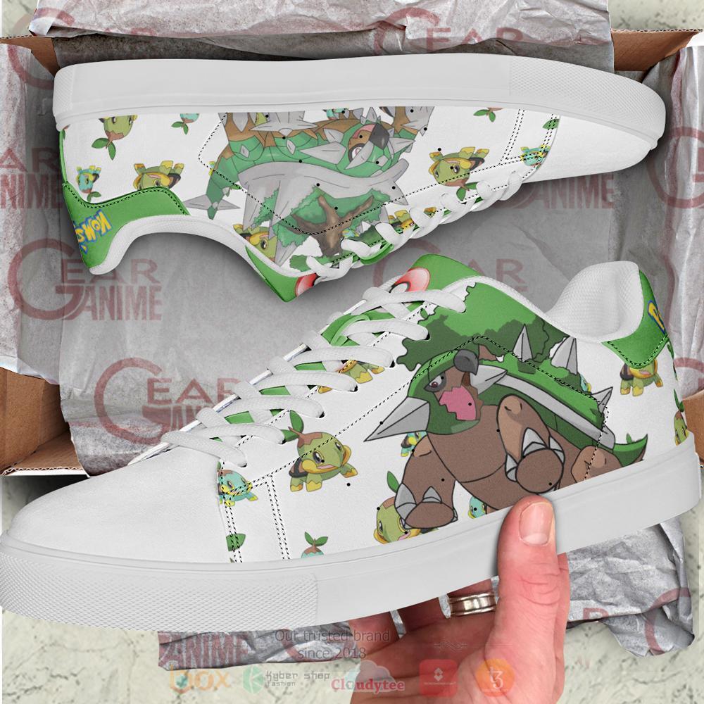 Anime_Pokemon_Torterra_Skate_Shoes_1