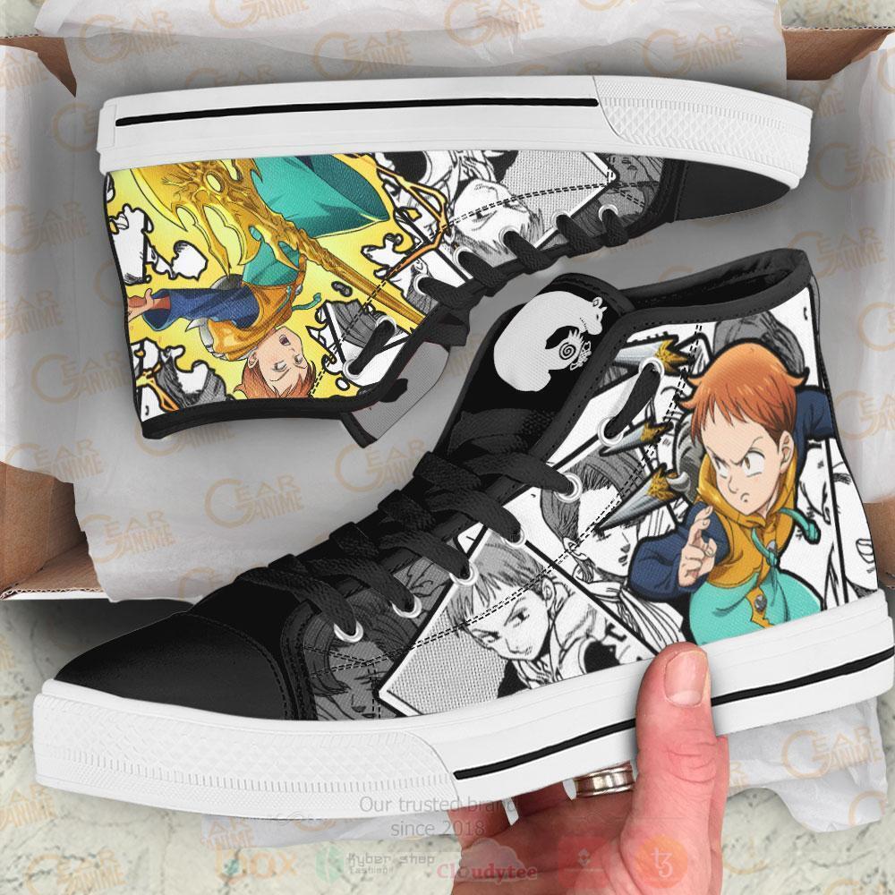 Anime_Seven_Deadly_Sins_Grizzlys_Sin_of_Sloth_King_High_Top_Canvas_Shoes_1