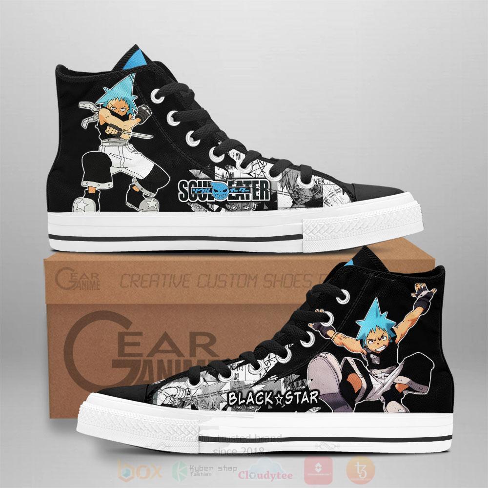 Anime_Soul_Eater_Black_Star_High_Top_Canvas_Shoes